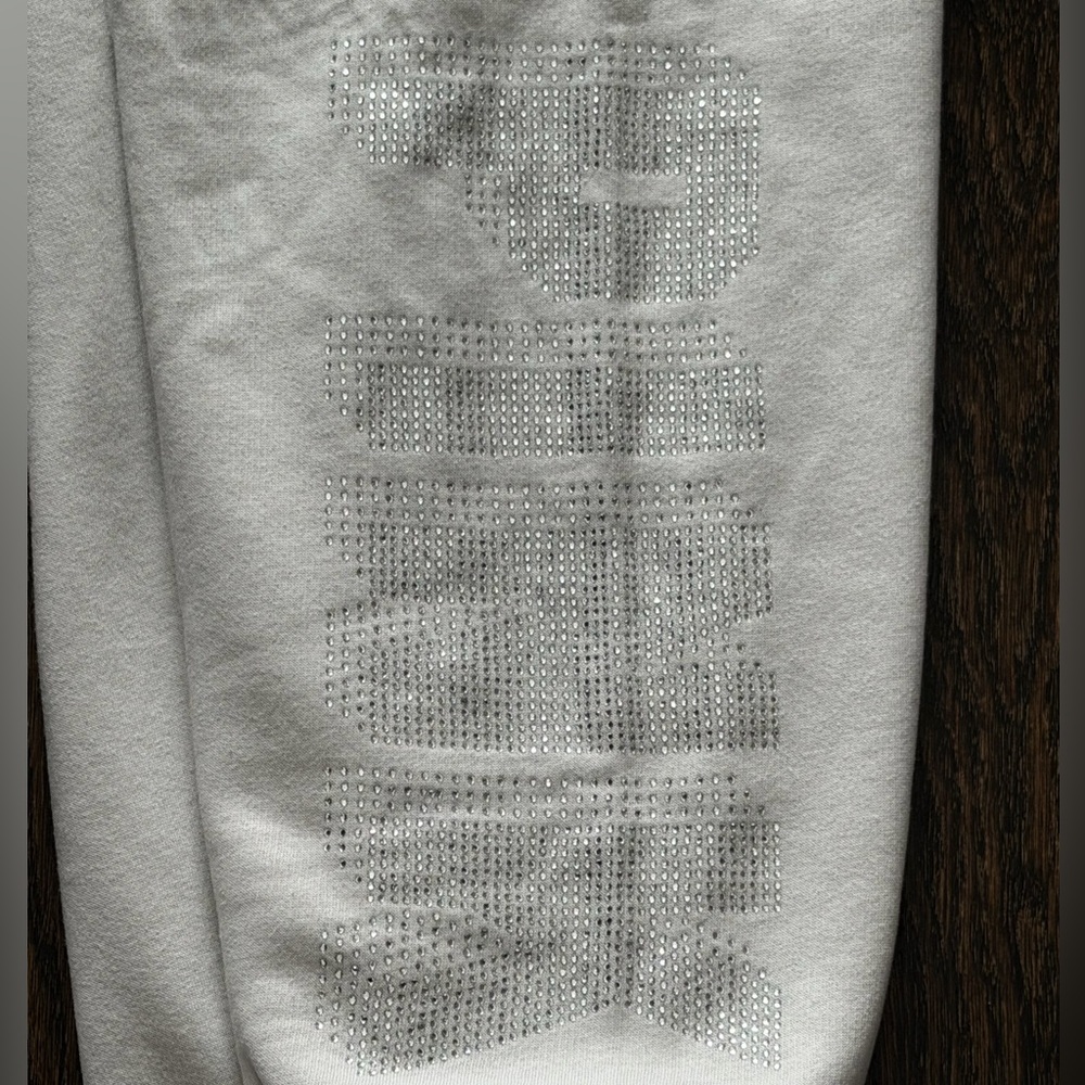 VS Pink bling joggers in icy blue xs new with out tags - Picture 6 of 7
